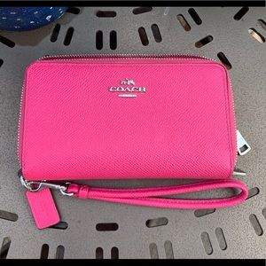 COACH Pink Wristlet